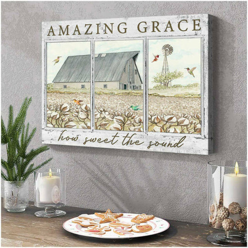 Hummingbird Outside Premium Canvas Wall Art