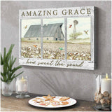 Hummingbird Outside Premium Canvas Wall Art