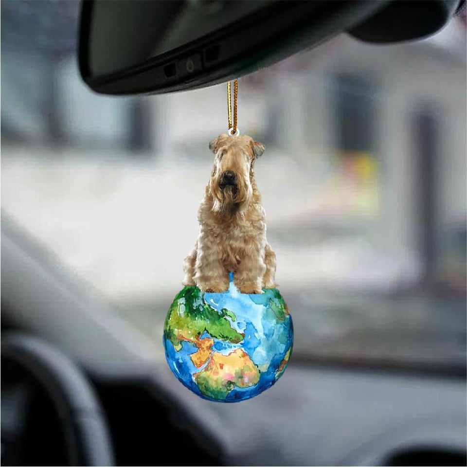 Soft Coated Wheaten-Around My Dog-Two Sided Ornament
