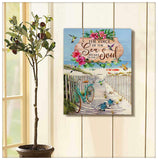 Turtle and Beach The Voice Canvas Wall Art