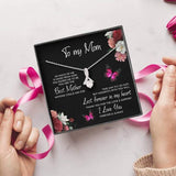 To My Mom Necklace Thank You For The Love And Support Alluring Beauty Necklace XL346A - TGV