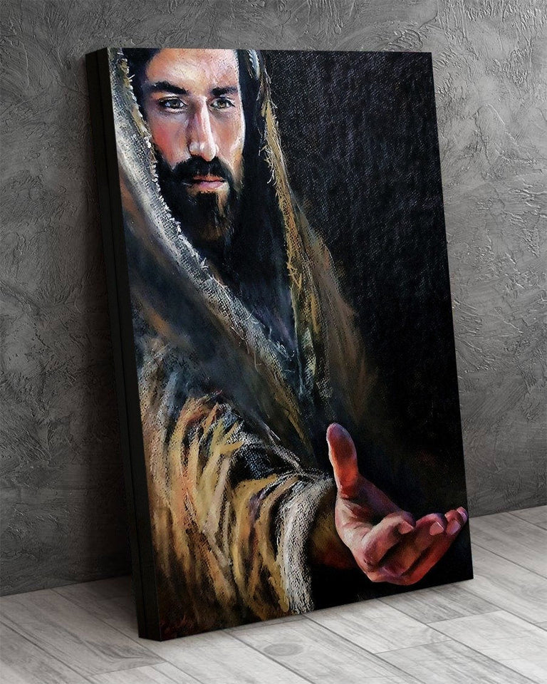 God Give Me Your Hand - Matte Canvas, gift for you, gift for him, gift for her, gift for christian