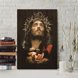 Jesus' Crucified Hands - Matte Canvas