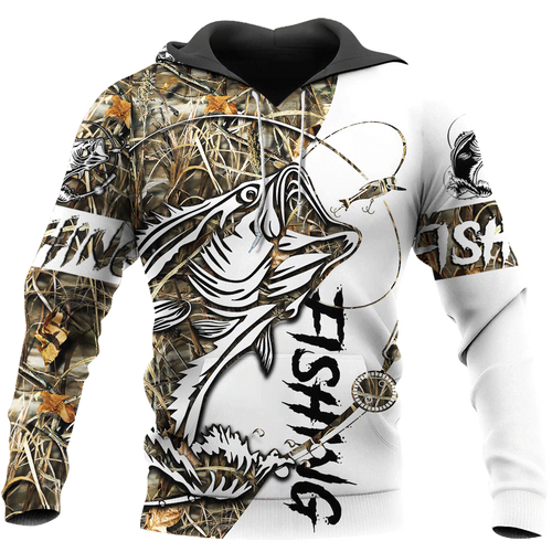 Fishing Gifts Bass Fishing Sport US Unisex Size Hoodie