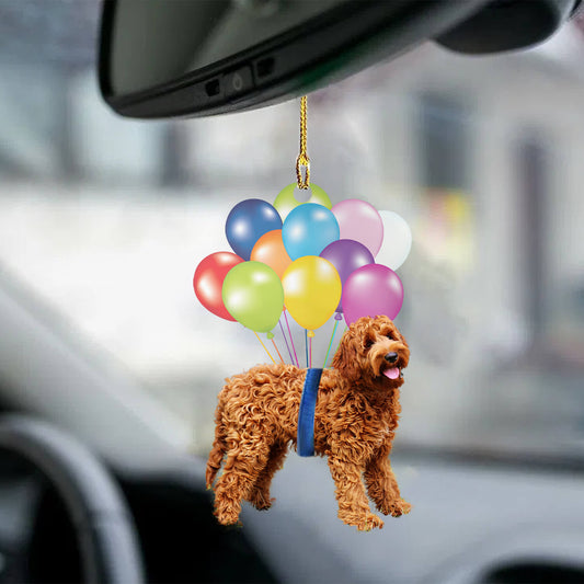 Labradoodle Fly With Bubbles Dog Hanging Ornament Dog Ornament Godmerch