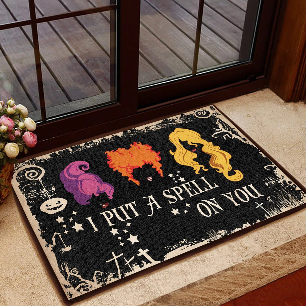 Put A Spell On You Halloween Doormat | Best Outdoor Halloween Decoration