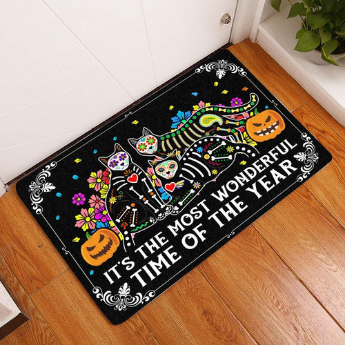It's The Most Wonderful Time Of The Year Halloween Doormat | Best Outdoor Halloween Decoration