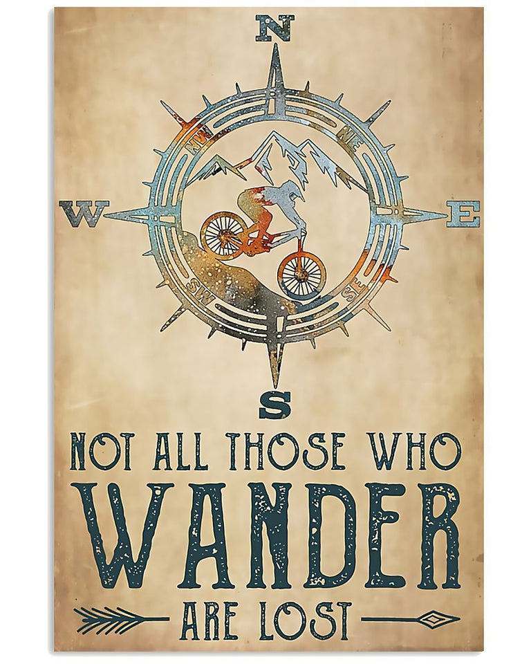 Cycling Not All Vertical Wall Hanging, Wall Decor Visual Art