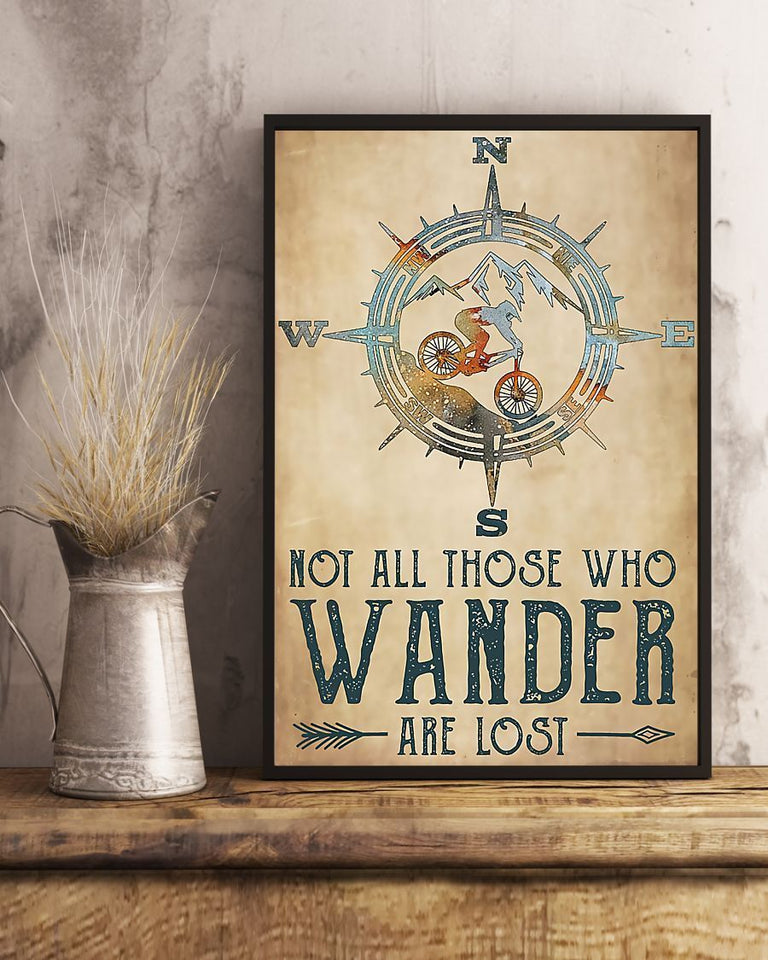 Cycling Not All Vertical Wall Hanging, Wall Decor Visual Art