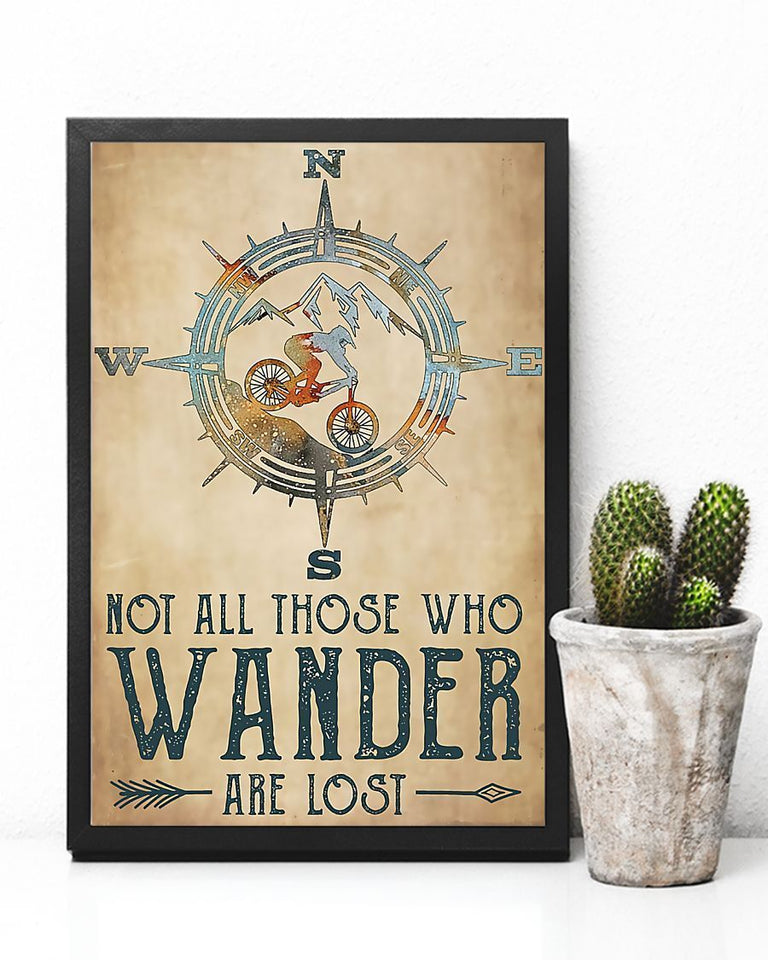 Cycling Not All Vertical Wall Hanging, Wall Decor Visual Art