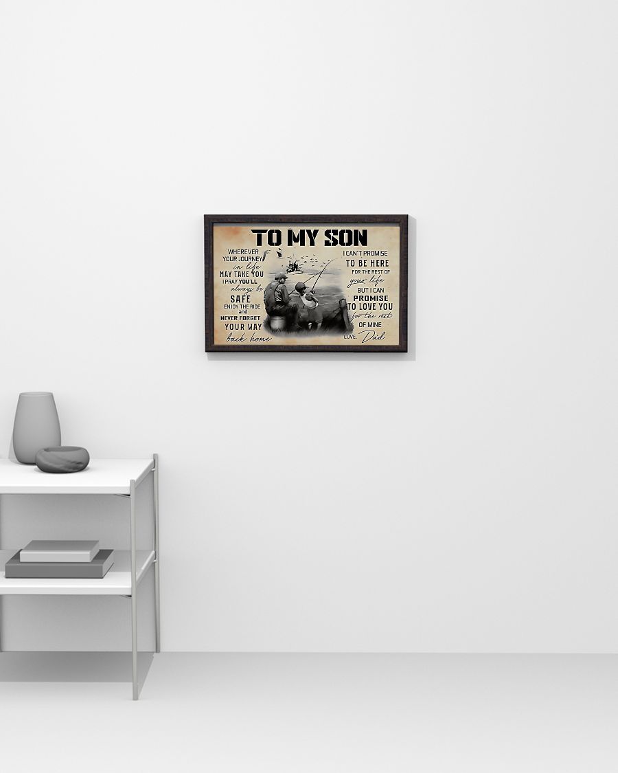 Fishing I Pray You'll Always Be Safe Wall Hanging, Wall Decor Visual Art
