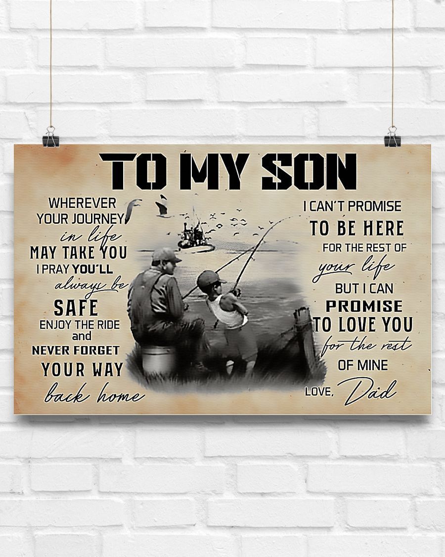 Fishing I Pray You'll Always Be Safe Wall Hanging, Wall Decor Visual Art
