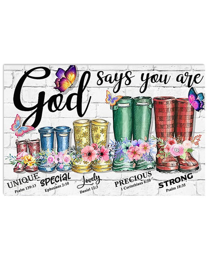 Garden God Says You Are Wall Hanging, Wall Decor Visual Art