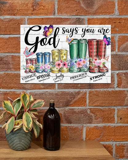 Garden God Says You Are Wall Hanging, Wall Decor Visual Art