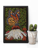 Butterfly Art Vertical Wall Art Prints, Wall Decor Visual Art