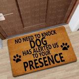 Outdoor Mat- No Need To Knock Dog Printed Doormat Home Decor