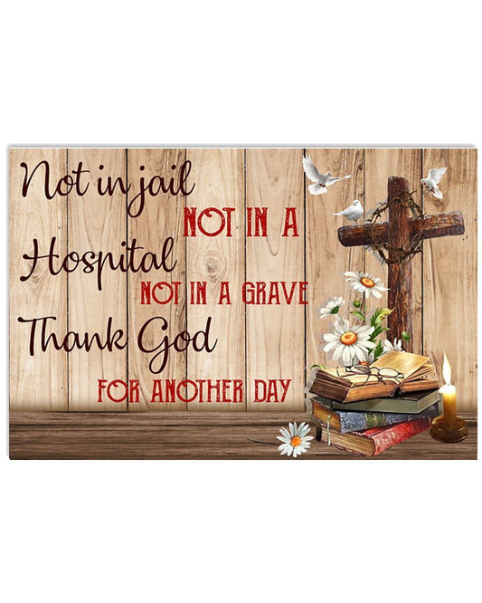 Thank God Easter Canvas And Poster, Wall Decor Visual Art, Wall Poster, My Poster Wall
