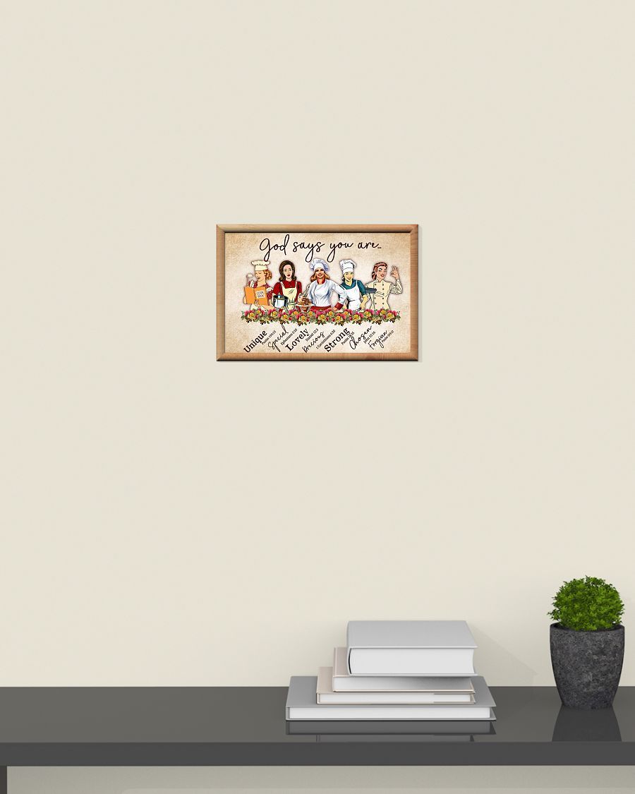 Lunch Lady God Say You Are Poster Easter Canvas Wall Art, Wall Decor Visual Art, Canvas Decor