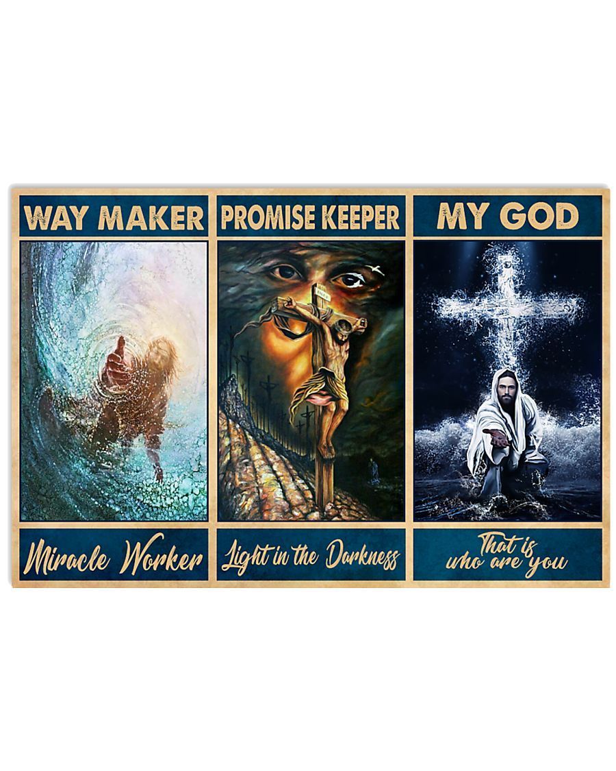 God Way Marker Easter Canvas And Poster, Wall Decor Visual Art, Wall Poster, My Poster Wall