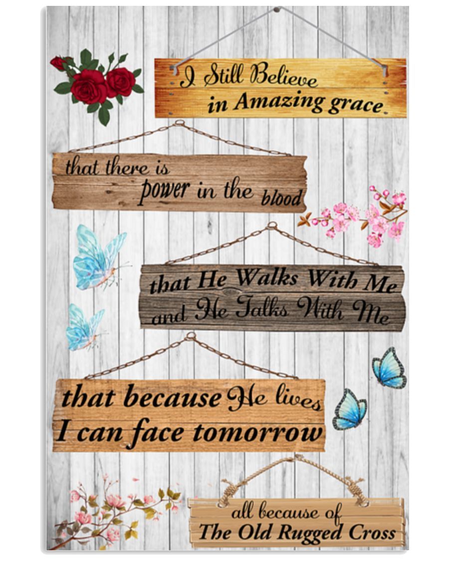 The Old Rugged Cross Easter Canvas And Poster, Wall Decor Visual Art, Wall Poster, My Poster Wall