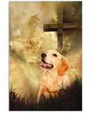 Golden Retriever Take My Hand Jesus-For Dog Lover Easter Canvas And Poster, Wall Decor Visual Art, Wall Poster, My Poster Wall