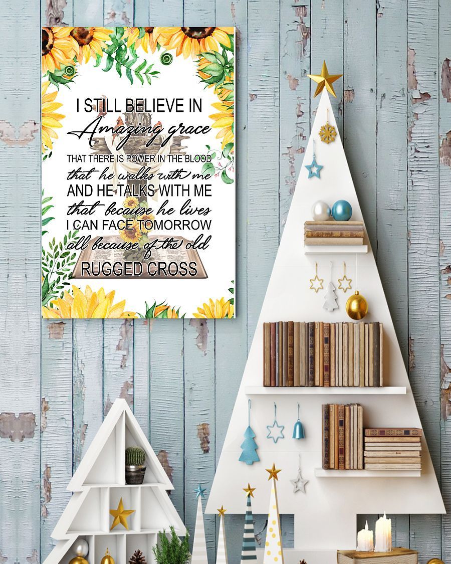 I Still Believe In Amazing Grace Easter Canvas And Poster, Wall Decor Visual Art, Wall Poster, My Poster Wall