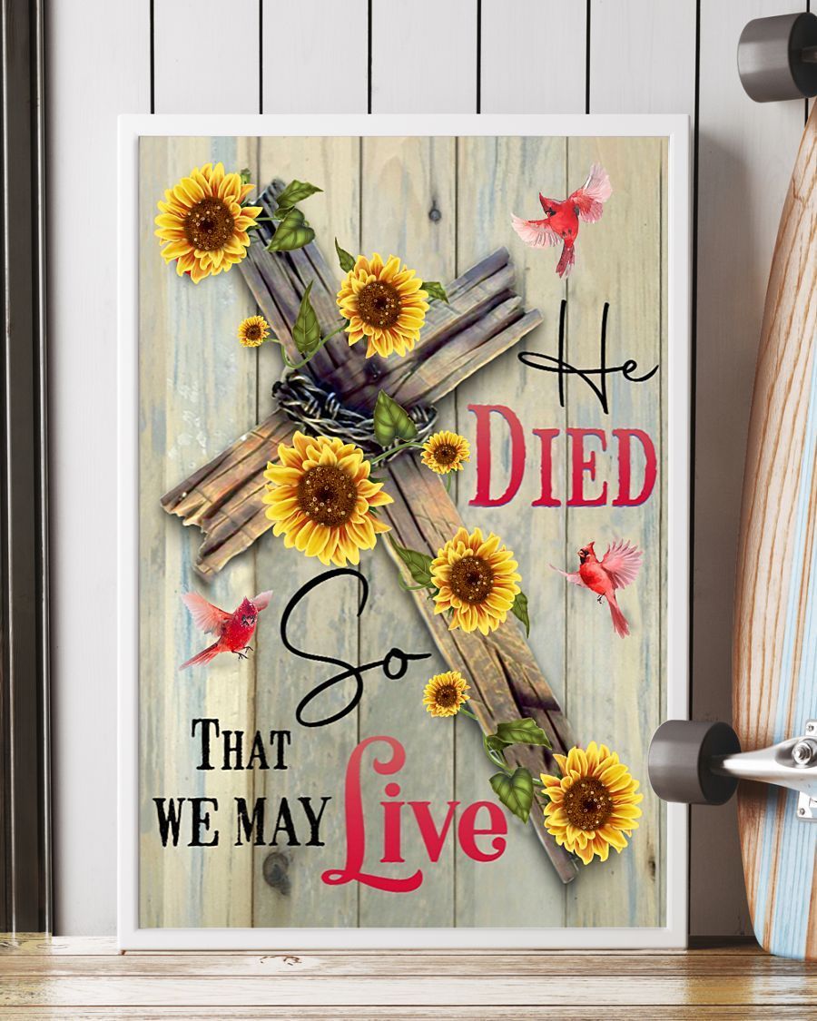 So That We May Live Easter Canvas And Poster, Wall Decor Visual Art, Wall Poster, My Poster Wall