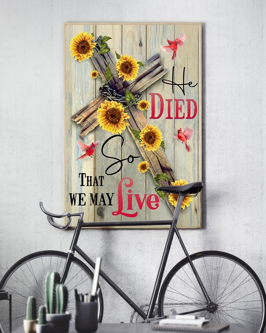 So That We May Live Easter Canvas And Poster, Wall Decor Visual Art, Wall Poster, My Poster Wall