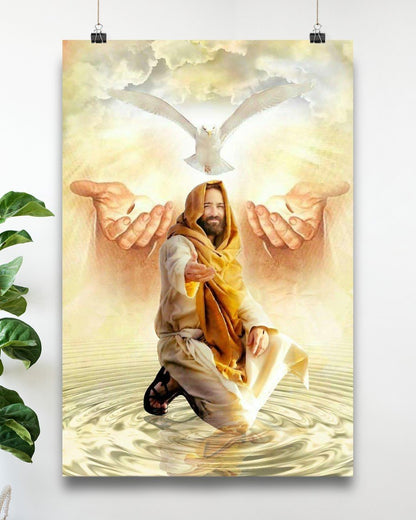 God Believe In Good Things To Come Easter Canvas And Poster, Wall Decor Visual Art, Wall Poster, My Poster Wall