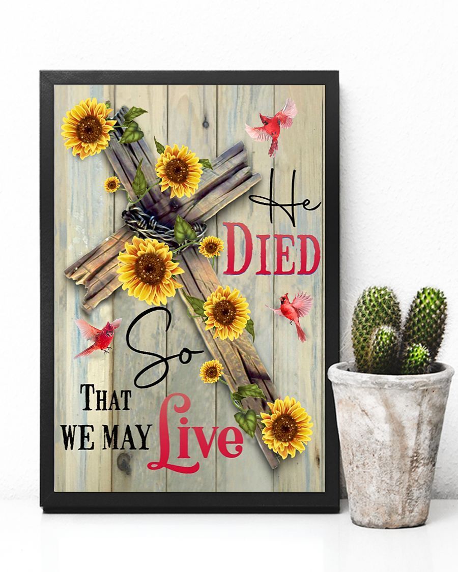 So That We May Live Easter Canvas And Poster, Wall Decor Visual Art, Wall Poster, My Poster Wall