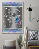 Jesus, Butterfly Easter Canvas And Poster, Wall Decor Visual Art, Wall Poster, My Poster Wall