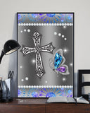 Jesus, Butterfly Easter Canvas And Poster, Wall Decor Visual Art, Wall Poster, My Poster Wall
