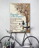 Jesus Is The Answer Easter Canvas And Poster, Wall Decor Visual Art, Wall Poster, My Poster Wall