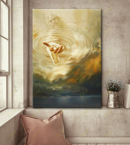 Jesus, The Hand Easter Canvas And Poster, Wall Decor Visual Art, Wall Poster, My Poster Wall