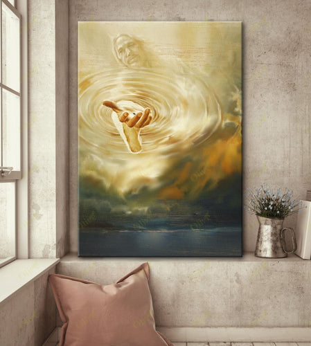 Jesus, The Hand Easter Canvas And Poster, Wall Decor Visual Art, Wall Poster, My Poster Wall