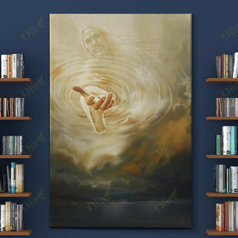 Jesus, The Hand Easter Canvas And Poster, Wall Decor Visual Art, Wall Poster, My Poster Wall