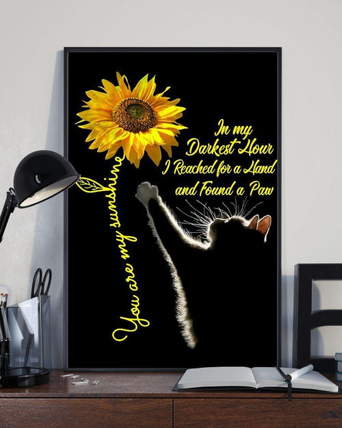 In My Darkest Hour Canvas Gift for Friend Birthday Gift Wall Decor Visual Art, My Poster Wall