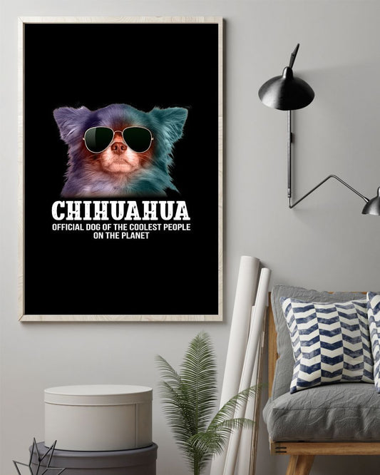 Chihuahua Official Dog Dog Mom Canvas And Poster Wall Decor Visual Art