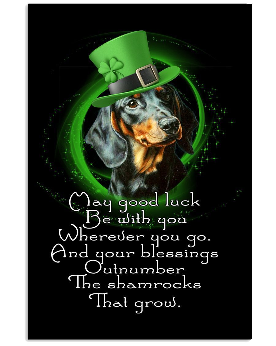Dachshund May Good Luck Be Dachshund Lover Dog Mom Canvas And Poster Wall Decor Visual Art