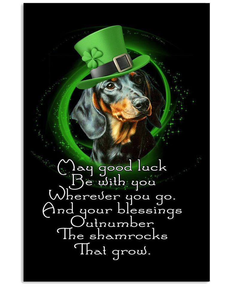 Dachshund May Good Luck Be Dachshund Lover Dog Mom Canvas And Poster Wall Decor Visual Art