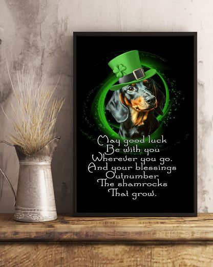 Dachshund May Good Luck Be Dachshund Lover Dog Mom Canvas And Poster Wall Decor Visual Art