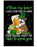 Bulldog Slap You Patrick Dog Mom Canvas And Poster Wall Decor Visual Art