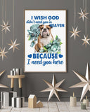Bulldog I Need You Here Bulldog Lover Dog Mom Canvas And Poster Wall Decor Visual Art