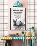 French Bulldog I Choose You Gift For Dog Mom Canvas And Poster Wall Decor Visual Art
