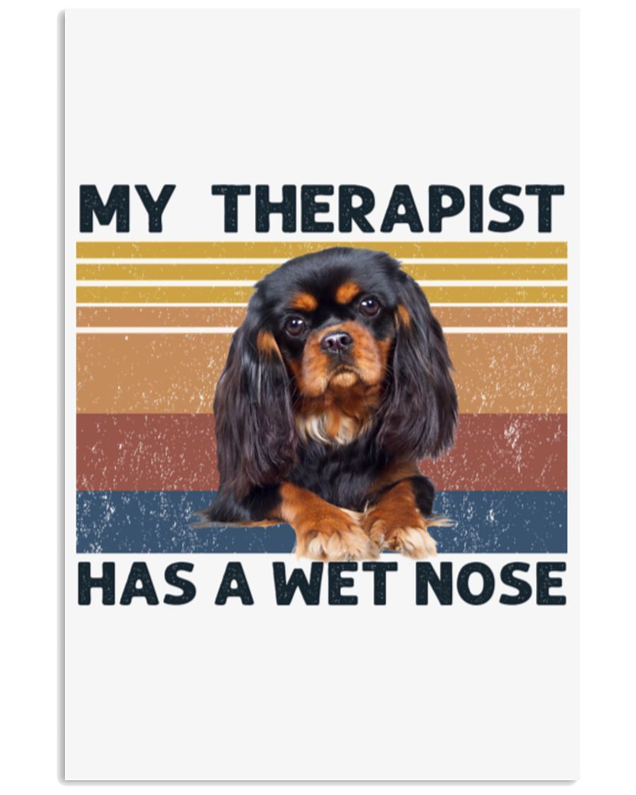 Cavalier King A Wet Nose Gift For Dog Mom Canvas And Poster Wall Decor Visual Art
