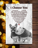 French Bulldog I Choose You Gift For Dog Mom Canvas And Poster Wall Decor Visual Art