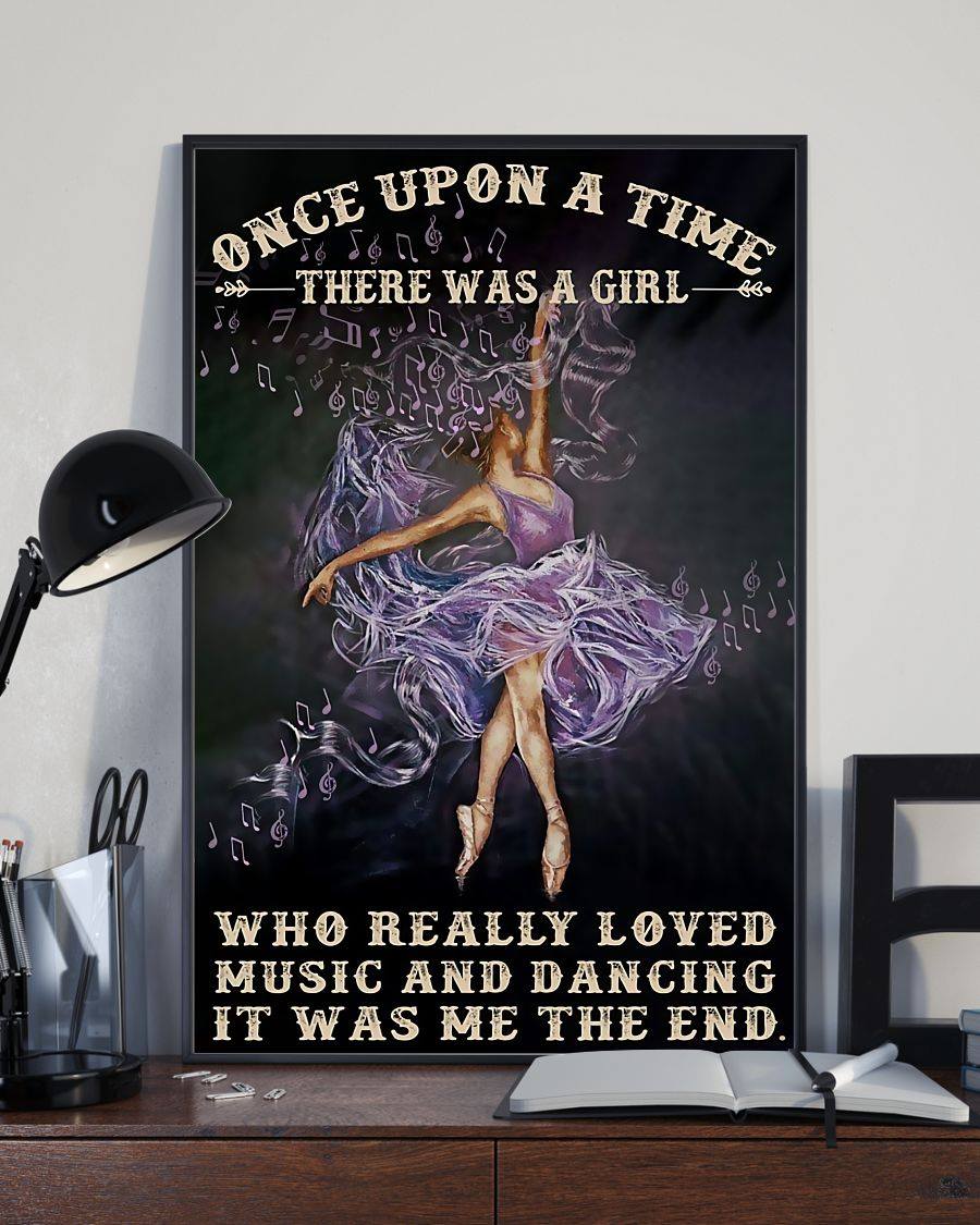 A Girl Who Really Loved Music And Dancing Canvas And Poster, Wall Decor Visual Art, Art Poster, My Poster Wall