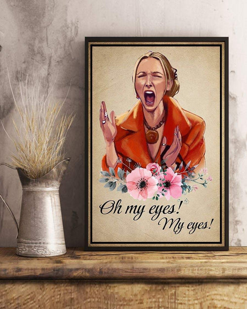 Oh My Eyes Canvas And Poster, Wall Decor Visual Art, Art Poster, My Poster Wall