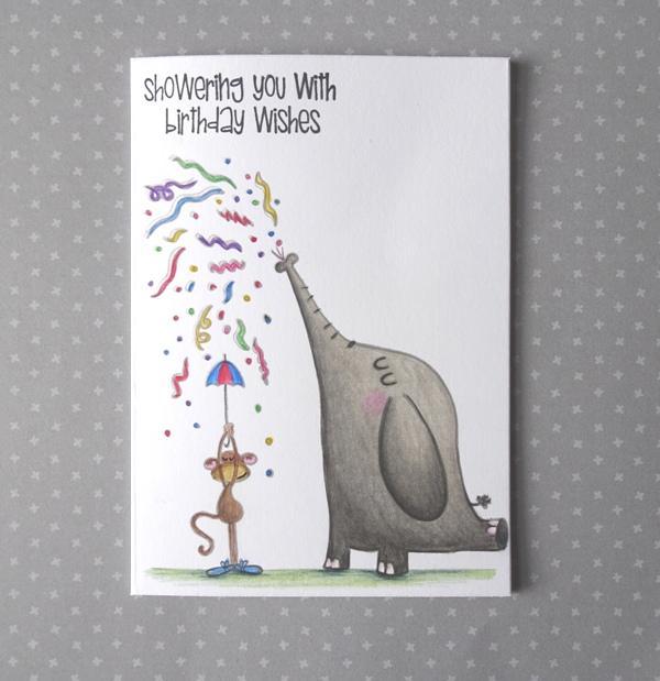 Showering You With Birthday Wishes Canvas And Poster, Wall Decor Visual Art, Art Poster, My Poster Wall