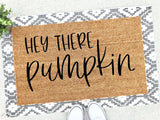 Outdoor Mat- Hey There Pumpkin Harvest Themed Happy Halloween Doormat Home Decor